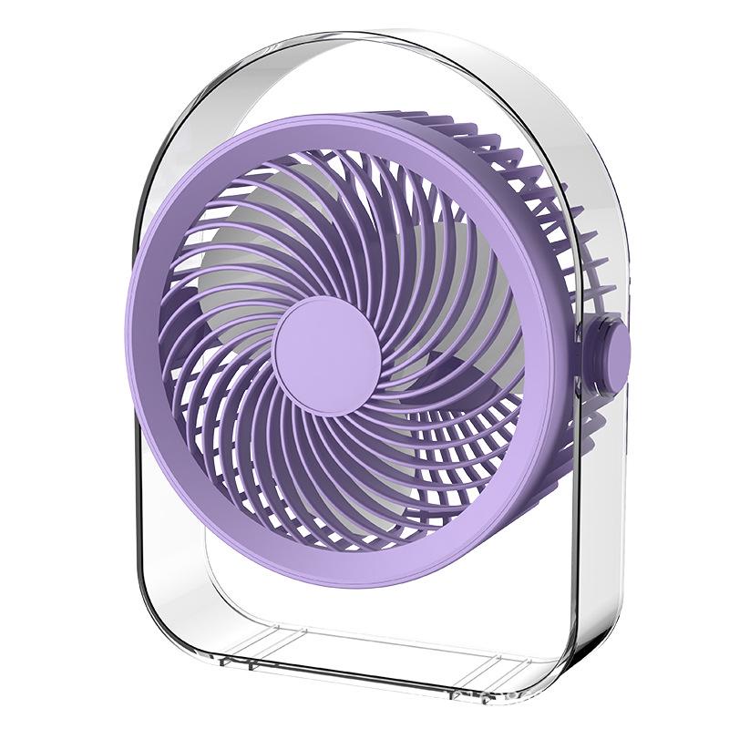 2026 Portable Wireless Mini Desktop Fan for Dorms and Offices