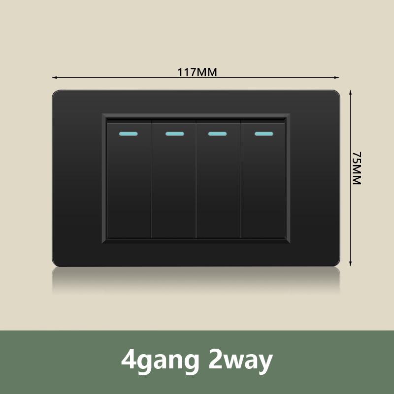 Электрическая розетка европейского корейского стандарта 220 В настенный светильник выключатель питания с USB Type-C 20 Вт интеллектуальная розетка для быстрой зарядки ПК панель ТВ ТЕЛ
