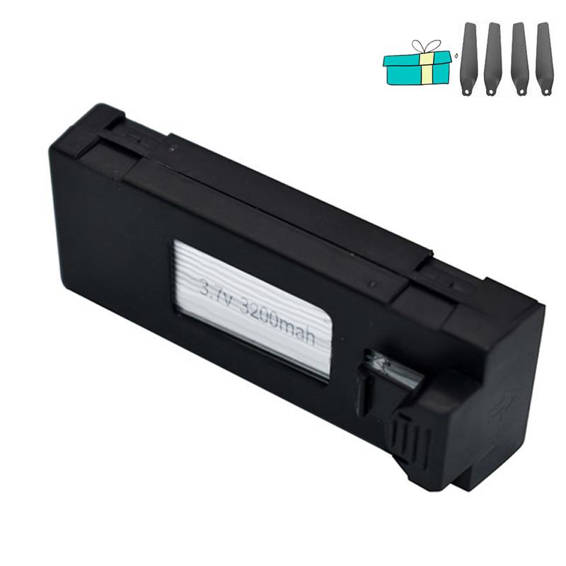 Аккумулятор для квадрокоптера с дистанционным управлением 3.7v 3200mah Для E88 E99 Аксессуары для дронов Для F185 F195 E100 RC Дрон Fpv квадрокоптер Запасные части