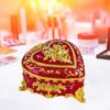 Коробка для хранения украшений в форме сердца для шармов и серег