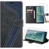 Protective Case - BOOLING - for Samsung Galaxy A15 4G-5G - PU Leather - Multi-angle Stand - 2 9H Tempered Glasses