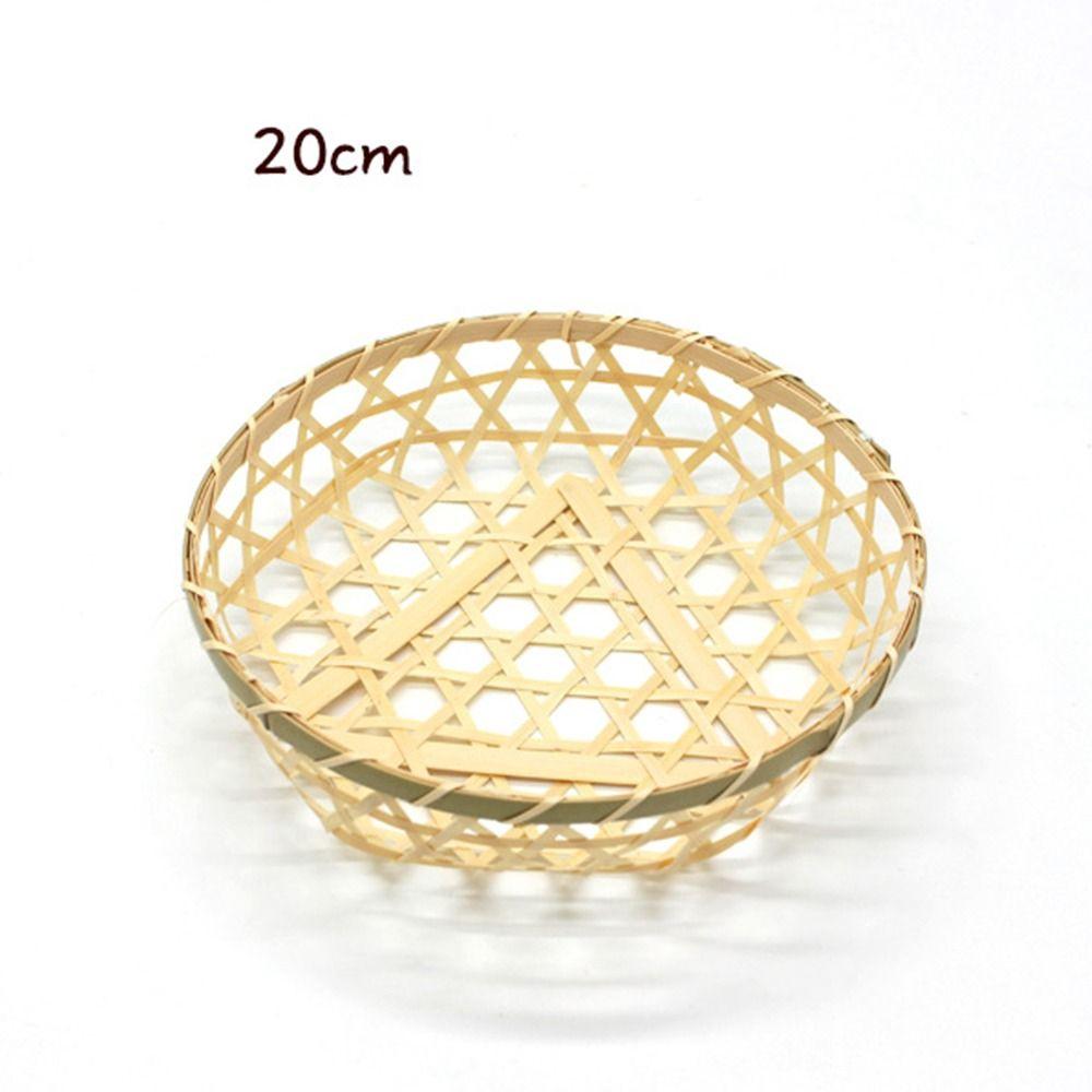 Bread Fruit Woven Basket Vegetable Food Miniature Storage Baskets Cute Bamboo Fruit Basket