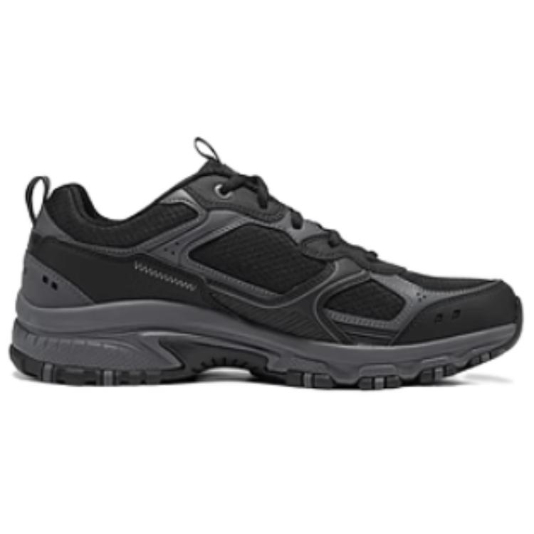 Skechers Мужская Мода Уличная Удобная Универсальная Прочная Низкие Туристические Ботинки Мужские кроссовки Черный 237754C-BKCC
