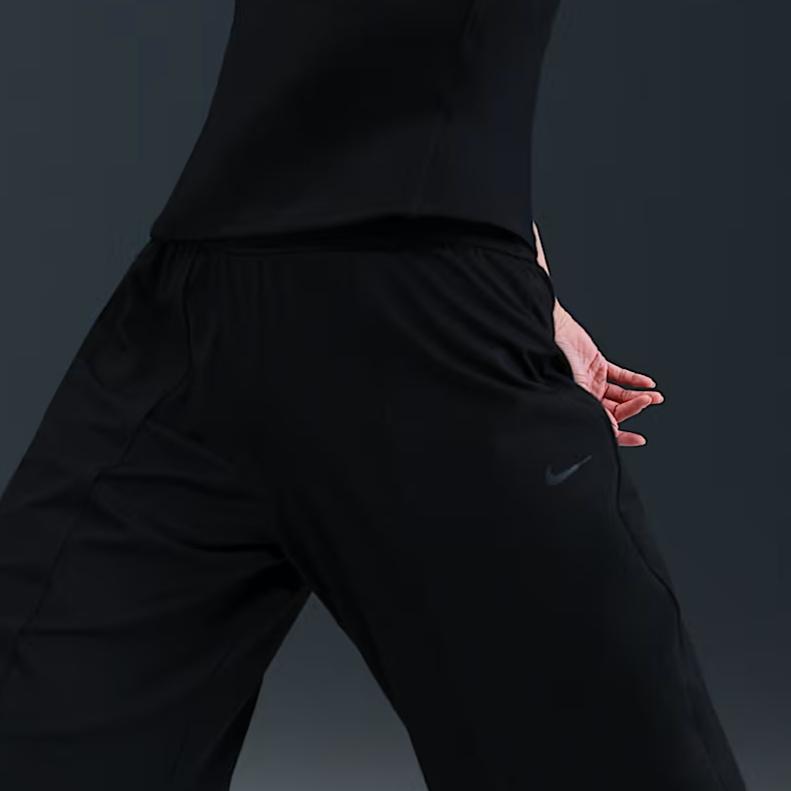 Nike Dri-Fit One Расслабленные брюки с логотипом Swoosh Удобные повседневные брюки Женский низ IH8593-010