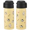 Skater Tama & Friends 350ml Stainless Steel Water Bottle with One-Touch Opening, Double-Sided Vacuum Insulation, Direct Drinking, and One-Touch Openin