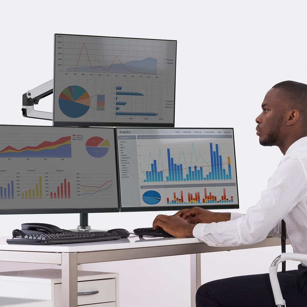 ERGOTRON LX Arm Collar Supports 1 VESA Add-On & Kit, Silver, Monitor, 3.2-11.3kg, Compatible, 97-940-026