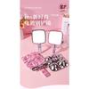 Electroplating Advanced Handheld Wind Student Makeup Mirror, Retro Home Ins Wind, Portable Bathroom Dormitory Handheld Mirror