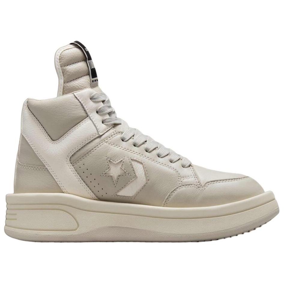 Rick Owens DRKSHDW x Converse TURBOWPN Mid Удобные полувысокие повседневные кроссовки Унисекс Белый