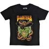 Pantera Unisex Adult Skull & Snake Cotton T-Shirt