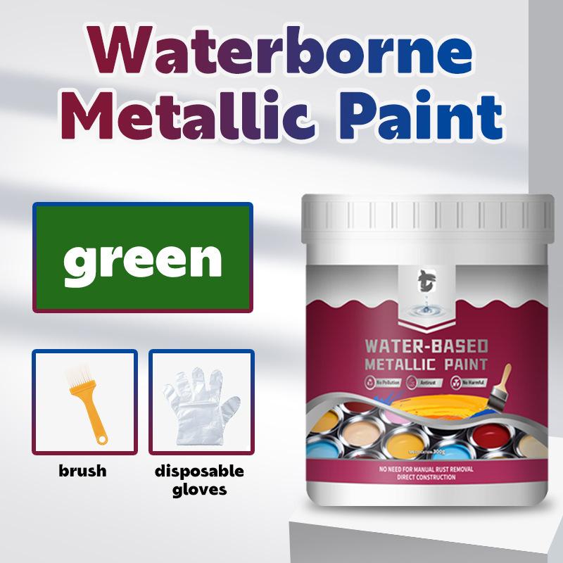 Металлическая ржавопреобразующая краска на водной основе Антикоррозийная Краска для обновления и смены цвета Железных Каркасов и Ограждений