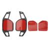 Black Paddle Shift Extensions Aluminium Alloy Steering Wheel Paddle Shifter Extension Cover for A1