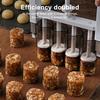 Ручная машина для наполнения выпечки Четырехсекционная форма для выпечки Равномерные порции теста Разделитель начинки Легко чистить Многофункциональный инструмент для выпечки
