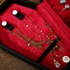 1/2pcs Gothic Coffin-Shaped Jewelry Box PU Leather Multi-Compartment Organizer for Rings Necklaces Earring Halloween Gift Case