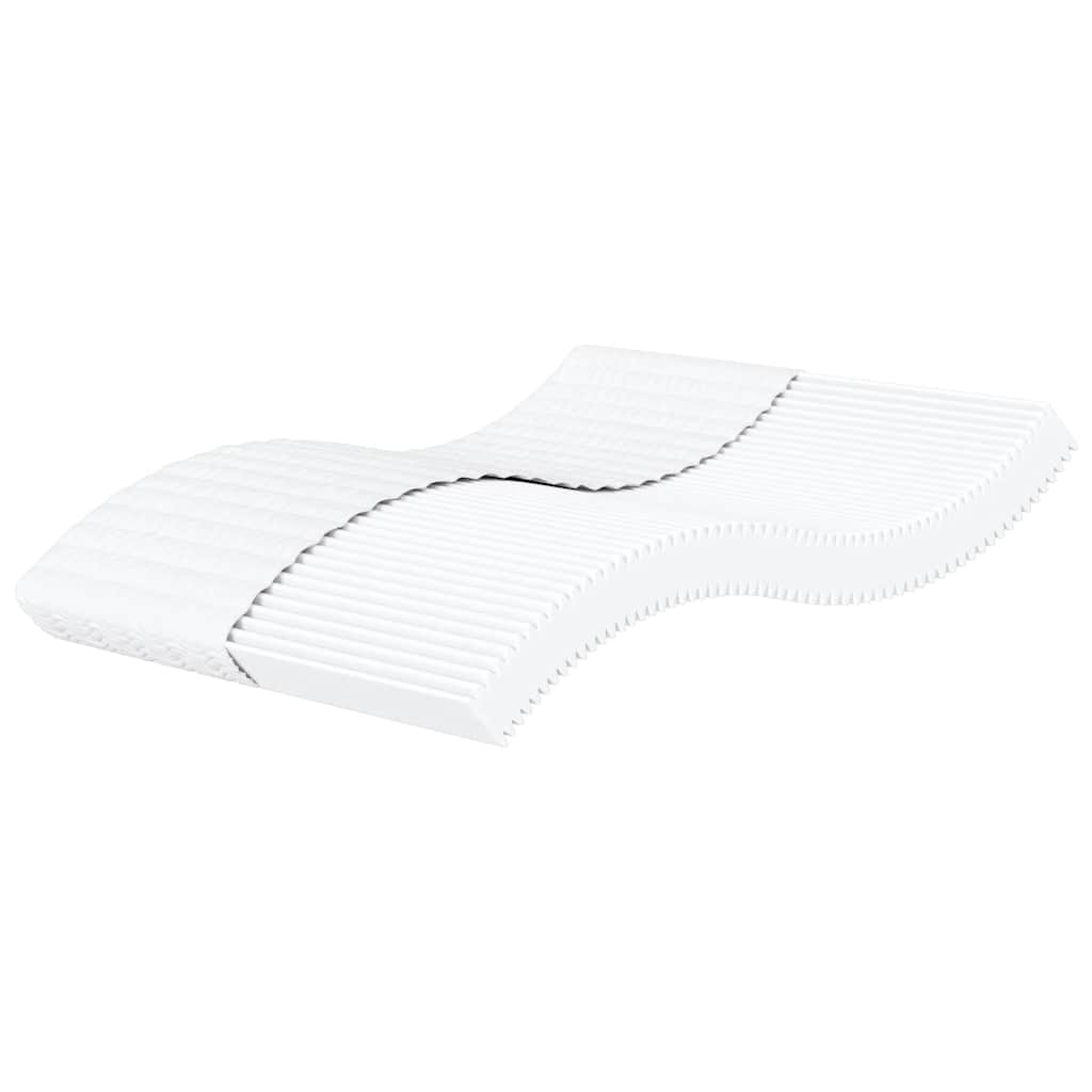 Vidaxl Materac Piankowy, Biały, 200X210 Cm, Twardość H2/H3