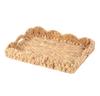 Water Hyacinth Hand-Woven Rectangular Storage Basket Storage Basket Storage Basket Indoor And Outdoor Goods Tray Decorative Baskets