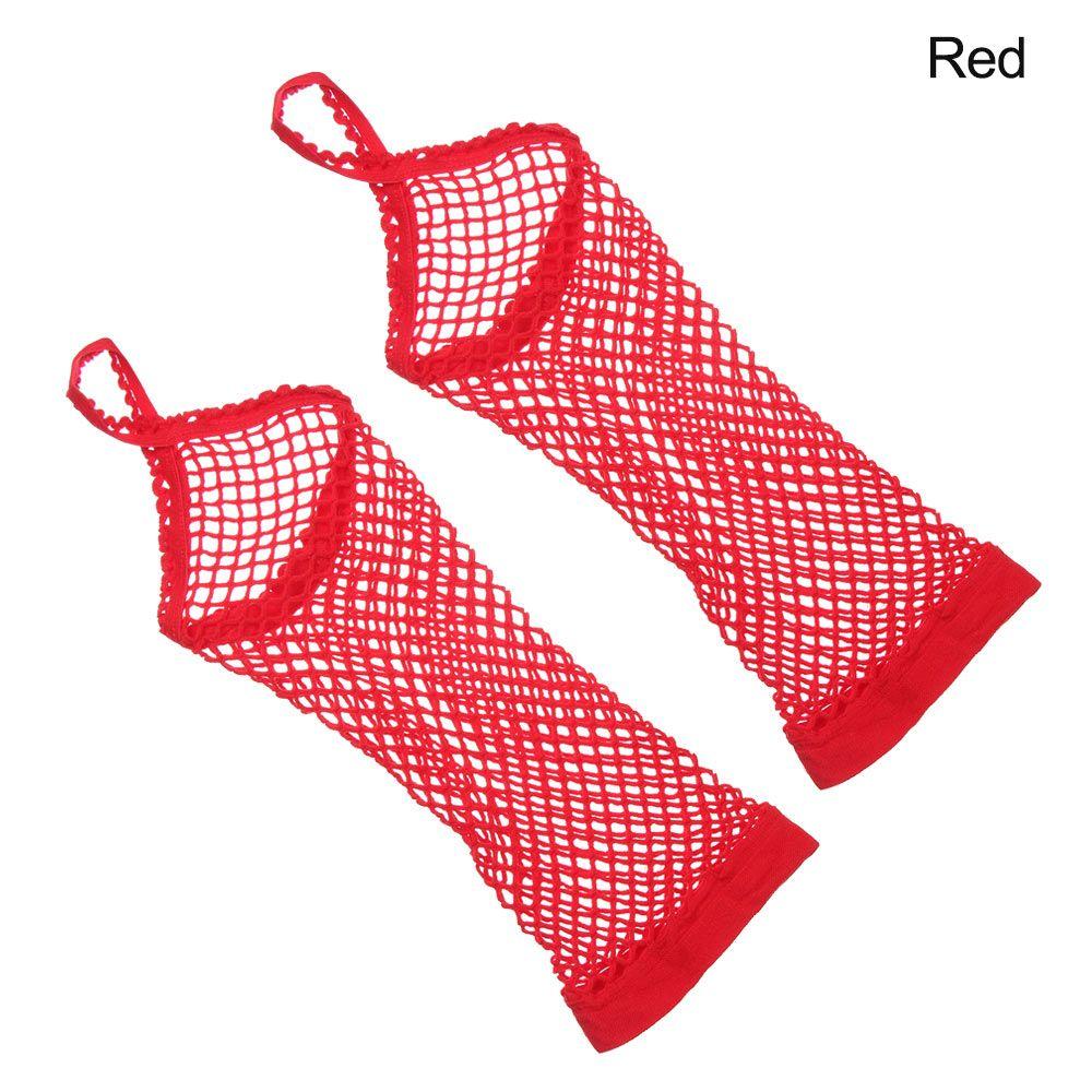 Сетчатые дышащие кружевные варежки для танцев Перчатки без пальцев Перчатки из сетчатой ткани Длинные перчатки