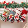 1Pc Christmas Stockings Gift Bag Decorations Snack Bag Candy Snowman