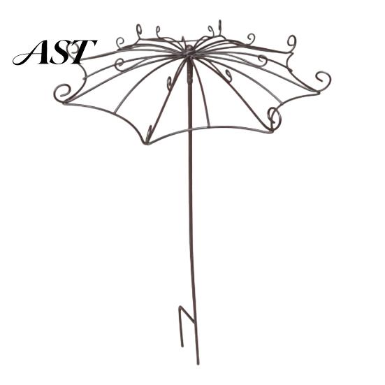 Metal Plant Trellis for Climbing Plants Vintage Umbrella Garden Trellis, Support, Shape Decorative Stand Terrace Vines Roses Clematis,
