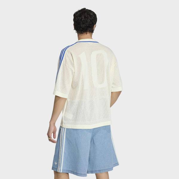 adidas Летняя вязаная рубашка для отдыха с эффектом сияния Kx1223