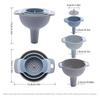 Multifunctional Funnel Set 4 in 1 Kitchen Pouring Tool Filter Funnel Kitchen Funnel  Household Use