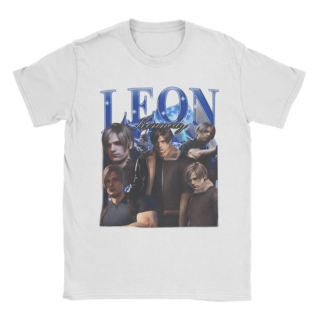 Leon S TShirt for Unisex Funny Cotton Tees Round Neck Short Sleeve T Shirts Unique Tops