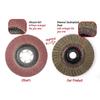 Z-LION 1PC 4" 5" Diamond Grinding Wheels Electroplated Flap Disc Granite Marble Concrete Abrasive Pads For Angle Grinder Sanding