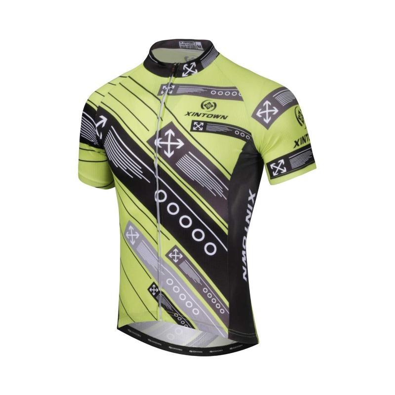 Летний комплект одежды для езды на велосипеде с короткими рукавами, мужские спортивные трикотажные костюмы, костюм для велосипедной одежды, колготки для гонок на велосипеде