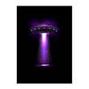 UFO Glow Strangely In the Dark Series TV Movie Poster Alien Spacecraft Captures People Research Pictures Wall Canvas Art Decor