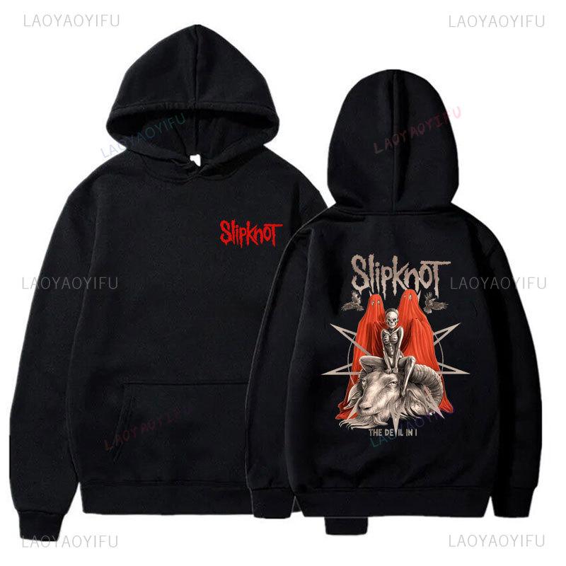 Подготовься к Hell Tour Рок-Мужская Толстовка Модные Удобные Свитшоты S-Slipknots Верхняя Одежда С Принтом Хеви-Метал Уличная Одежда