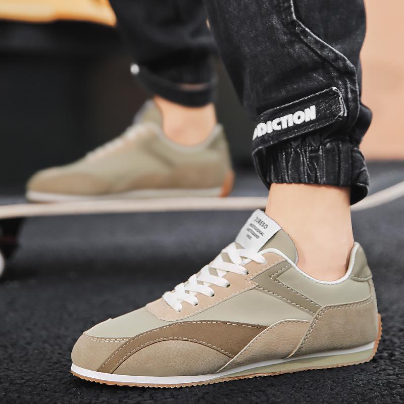 New Casual Shoes For Men Fashion Running Sport Sneakers Comfortable British Style Jogging Shoes For Men Outdoor Shoes Sneakers