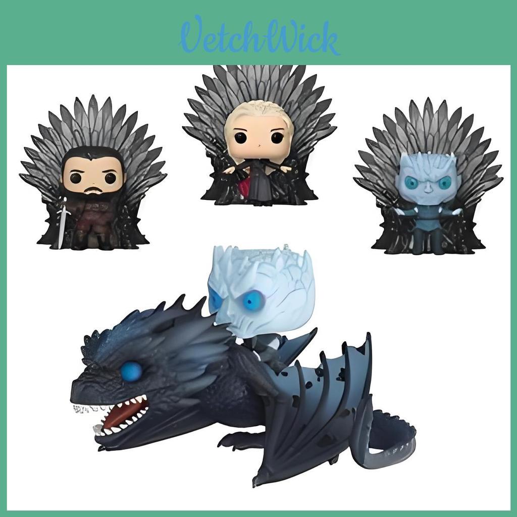 Потрясающие Pop-фигурки из Игры Престолов Дейенерис Джон Сноу Король Ночи Коллекционные предметы