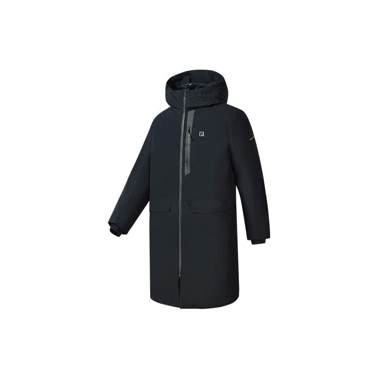 New FILA Athletics Down Jacket Men's Pitch Black A11M241914F-BK