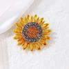 Beauty Flower From Sunflower Brooches Women Girl Party Wedding Brooch Pins Gifts