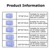 1 шт. Прочная сумка для хранения, большая, для наведения порядка в спальне, легкая, в повторяющуюся полоску, экологичная