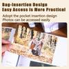 Вставная сумка для фотоальбома 6-дюймовая семейная коллекционная книга с возможностью записи фотографий чехол для хранения семья