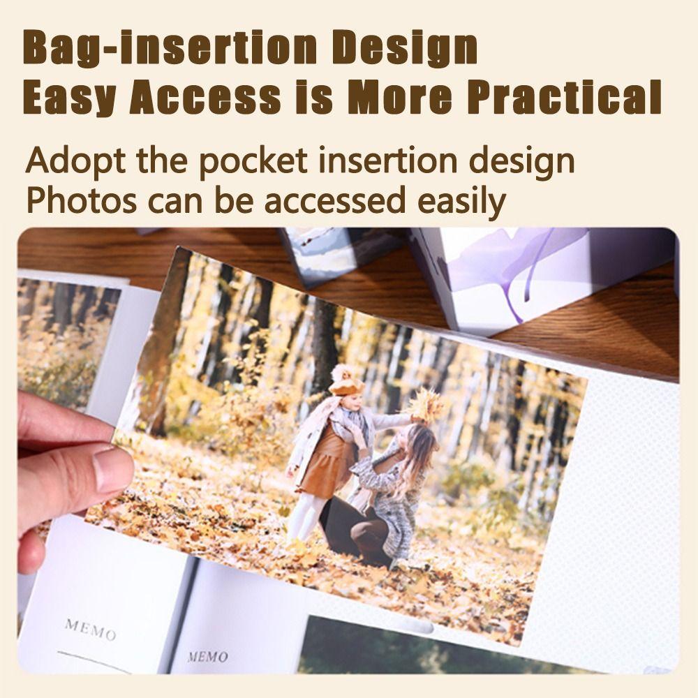Вставная сумка для фотоальбома 6-дюймовая семейная коллекционная книга с возможностью записи фотографий чехол для хранения семья