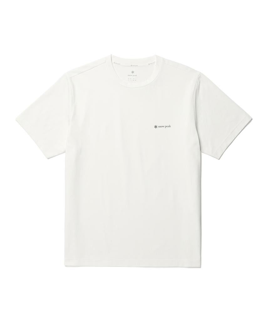 SNOWPEAK APPAREL Quick-Dry Basic Short Sleeve T-Shirt (S26Mutts12) Off White