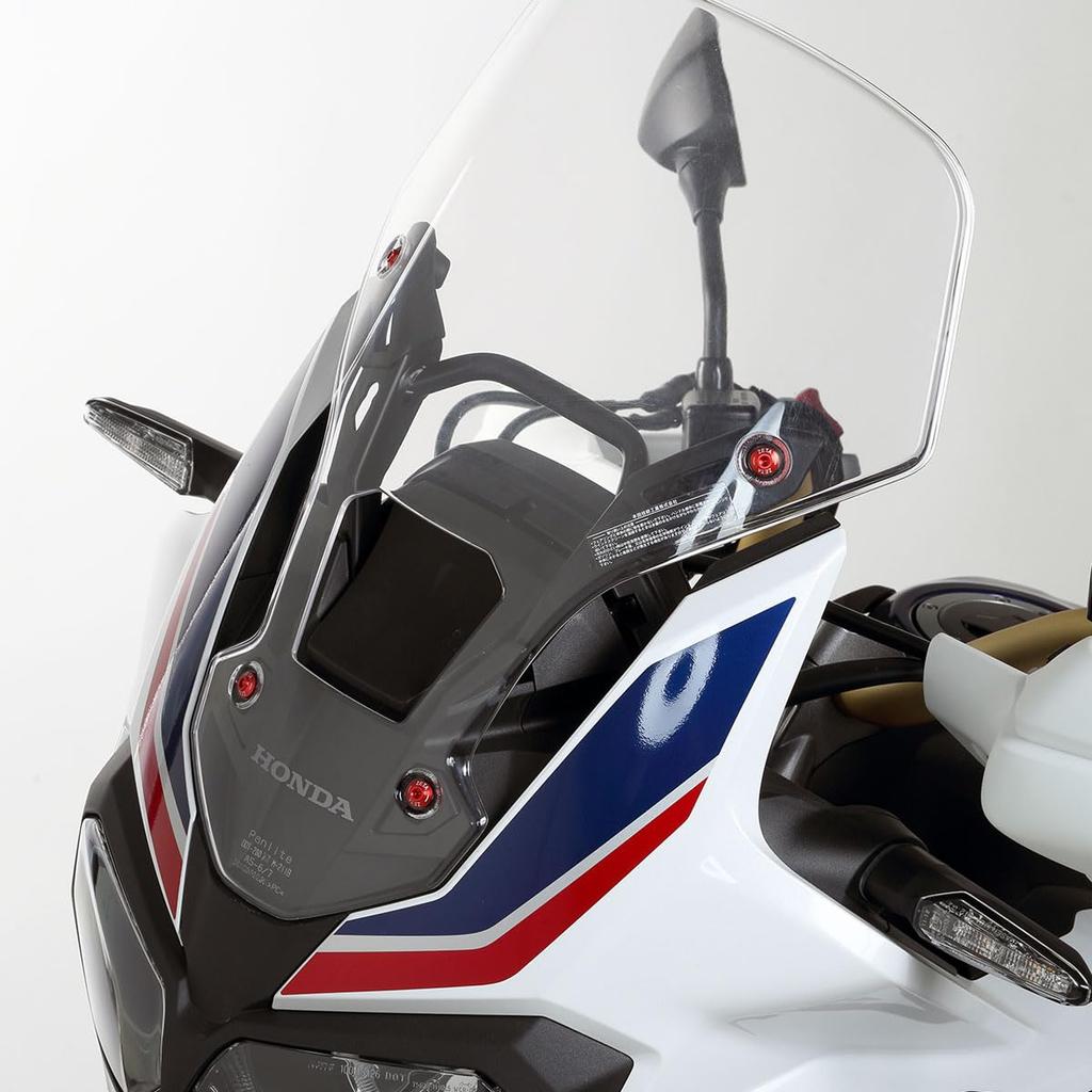 ZETA RACING Болты для ветрового стекла Красные 4 шт. Высокопрочный алюминий