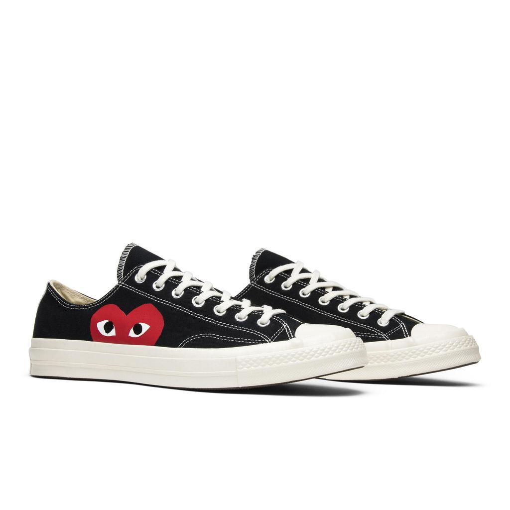 Converse Chuck 70 Low 'Black' (Unisex) Black / White Canvas Shoes 150206C