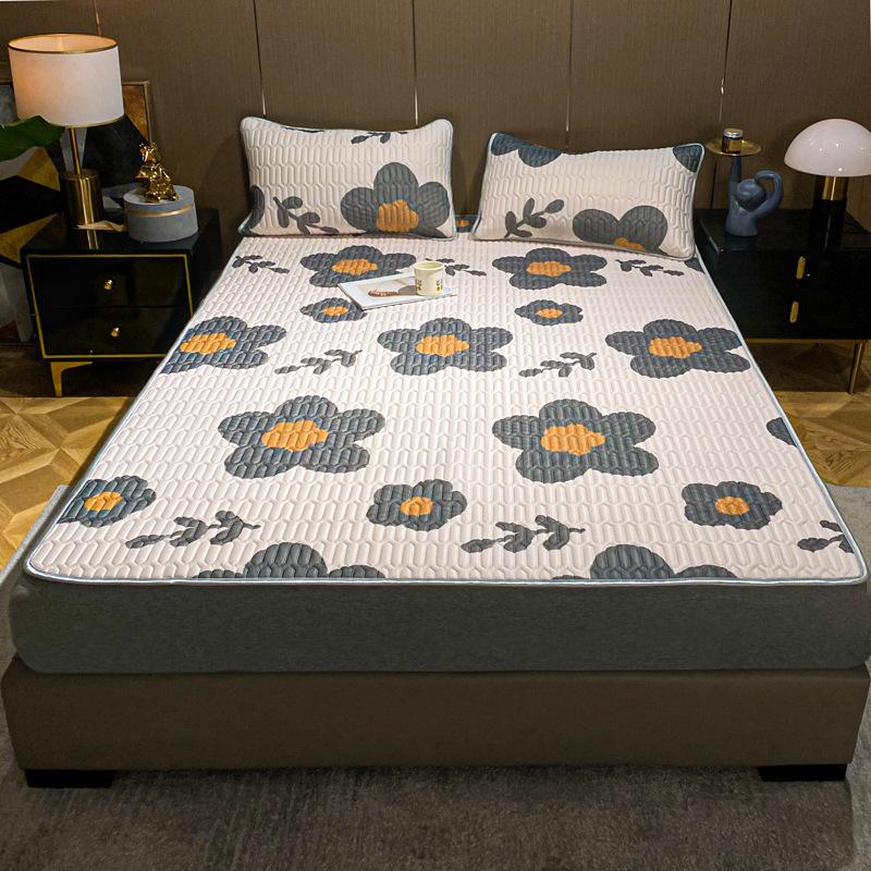 Новый охлаждающий шелковый латексный коврик, можно стирать в машине, приятный для кожи и удобный, простыня на подкладке, охлаждающий коврик, коврик с кондиционером