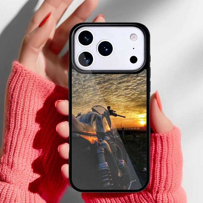 Лучший Последний Крутой Чехол для Телефона Мотоцикл для iPhone 17 16 15 14 13 Pro Max Задняя Крышка для 12 11 Pro Coque