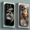 Чехол для телефона для Xiaomi Redmi 15C 14C 12C 13C 4G Redmi Note 15 14 13 12 11 10 Pro Plus 5G 12S Силиконовый Мягкий Чехол Змеи и Женщины