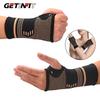 Getinfit 1 шт. Медный Наручный Поддерживающий Браслет Дышащий Нейлоновый Трикотаж Эластичная Компрессионная Спортивная Защита Ладони Унисекс