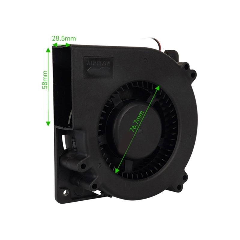 Для 3D-принтера KLP1 мощный вентилятор 12 Вт 24 В 120x120x32 эффективный тихий вентилятор охлаждения 12032