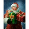 5D Алмазная квадратная/круглая Алмазная вышивка Санта-Клаус и подарки DIY Мозаика Украшение дома Рождество