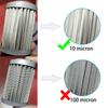 50MM Fuel Filter Set 10MICRON Stainless Filter Element with AN6 AN8 AN10 Adapter Bracket Clamp Universal Mount Bracket Black Fuel Filters5