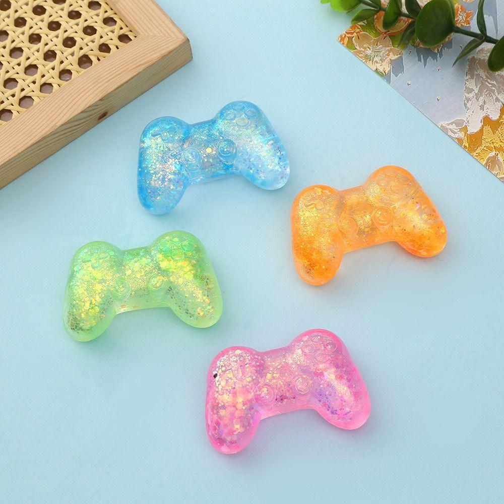 Sequins Game Machine Squishy Super Soft Sensory Fidget Toy Creative Maltose Fidget Ball Kid Adults