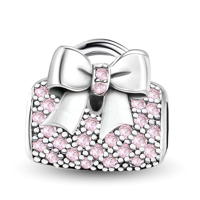 Медные бусины-шармы в виде сердца, клубники, глаза дьявола, панды, подходят для оригинальных браслетов Pan, DIY изысканные ювелирные изделия, подарок