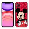 Милый чехол для телефона M-Mickey Mouse для Apple iPhone 12 13 Mini 11 14 15 Pro Max 7 8 Plus X XR XS SE 2020 2022 черный силиконовый чехол
