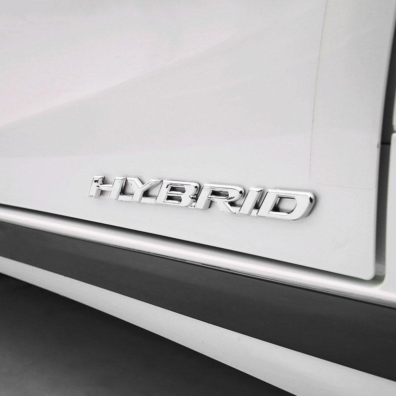 Car HYBRID English Letter Stickers for Lexus ES ES200 ES260 RX NX Hybrid Rear Door Side Fender Modified Accessories Decorative AEO1